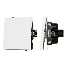Изображение Выключатель 1-клавишный Arlight TENDO, белый soft-touch 054570