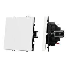 Изображение Выключатель 1-клавишный Arlight NOBE, белый кварц soft-touch 054233(1)